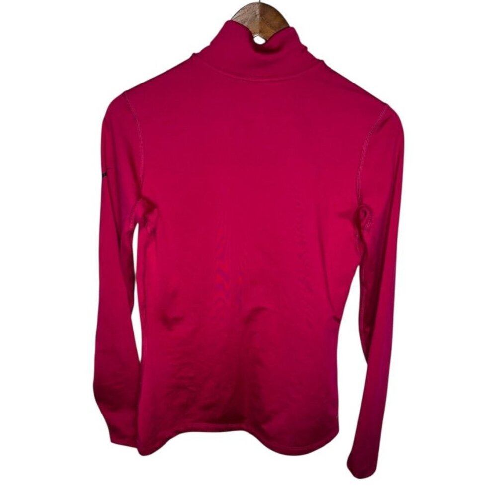 Nike Pro Fleeced Lined Pullover Pink Size Large - Picture 2 of 9